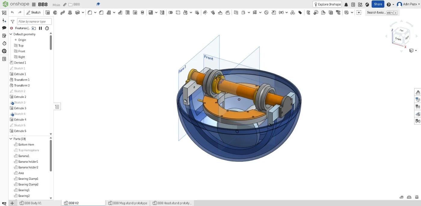 V2 · Redesigned internal mechanism